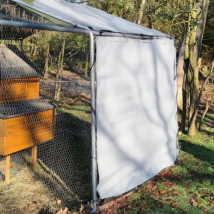 Bâche Deluxe Universelle 2 X 1,70 M Pour Côté De Parc Grillagé Poule Blanche - Animal Valley