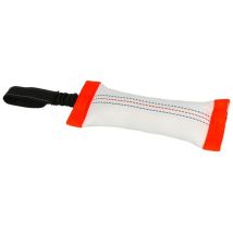 Boudin De Mordant Lance Incendie Pour Chien Orange Fluo/blanc 8,5 X 30cm - Kerbl