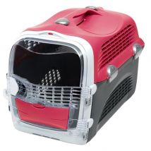 Cage De Transport Multifonctionnelle Cabrio Pour Chat Rouge Cerise - - Catit
