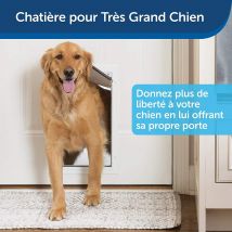 Trappe Chien Staywell Cadre Aluminium Taille Extra Large - Petsafe