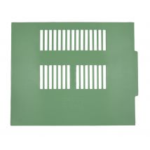 Paroi De Séparation Ajourée En Plastique Vert Pour Cages À Oiseaux De 90 Et 120 cm - 2GR