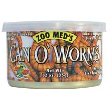 Conserve Vers Farine 35gr Zoo Med's - Pour Reptile - Zoomed