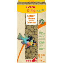 Friandise Pour Poissons Pastilles Adhésives O-nip Nature 24 Tabs - Sera
