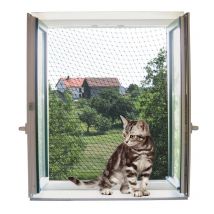 Filet De Protection Chat Transparent M 2x3m - Kerbl