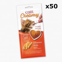 Friandise À Lécher Chat Creamy 10g Poulet X 50 - - Hagen