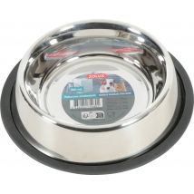 Gamelle Inox Ronde Antiderapante 0.9l - Pour Chien - Zolux
