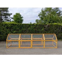 Enclos Grillagé Bois Extérieur 400x110cm - Pour Poule - Animal Valley