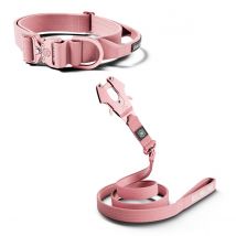 Laisse Lighter Swivel Combat Et Collier Lighter Combat Collar 4cm Rose Taille S - Bullybillows - Pour Chien - BullyBillows