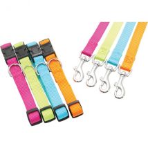 Laisse Nylon 1 Mètre 10mm - Fuchsia - Pour Chien - Zolux