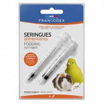 Lot De 2 Seringues Alimentaires Oiseaux Et Rongeurs 1ml Et 2,5ml - Francodex