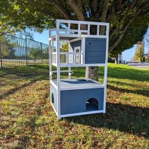 Maison Triplex 'romeo' Pour Chat - Kat'venture - Animal Valley