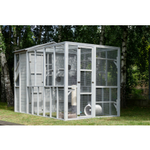 Catio De Luxe Extérieur Pour Chat 3XL - 290 X 173 X 214 cm - Animal Valley