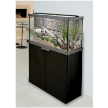 Kit Aquarium Poisson Studio 900 Noir Avec Son Meuble - Fluval
