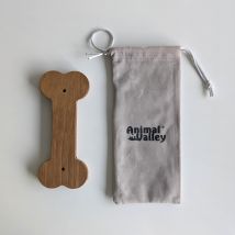 Os En Bois De Couleur Marron Personnalisable - Pour Chien - Animal Valley
