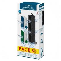Pack Cartouches Filtre Aquarium Water Clear & Protection, Water Bio-bact Et Water Foam Taille L - Ciano