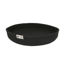 Panier Pour Chat En Corde De Coton Doux Jess Noir - D&d Home - Laroy Group