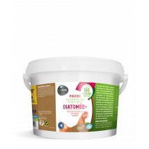 Terre De Diatomée Poule Enrichie En Huiles Essentielles Diatomée+ 1kg - Biovetol - Biovetol