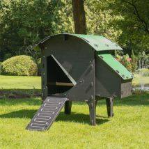 Poulailler Nestera Taille S En Plastique Recyclé 3 À 5 Poules Sur Pieds - Nestera