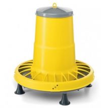 Mangeoire Trémie Avec CoUVercle Et Pieds 15,5kg - Pour Poule - River Systems