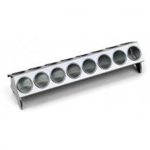 Mangeoire 16 Trous 30cm Galvanisé Poussin - Pour Poule - River Systems