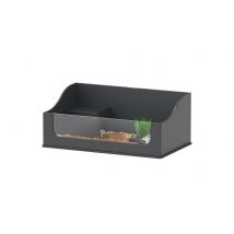 Terrarium tortue Terra Tortum 75 - Terratlantis - Gris