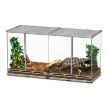 Terrarium reptile 118x45x60 - Terratlantis - Gris
