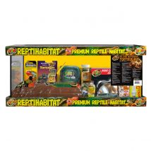 Terrarium Équipé 76x30x30cm Reptihabitat Tortue Terrestre Nt-t24e - Pour Reptile - Zolux