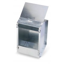 Mangeoire à Trémie Poule Galvanisée Avec Couvercle 1,5kg - River Systems - River Systems - pour Poulailler