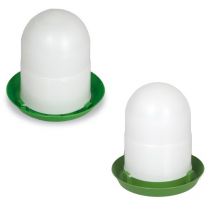 Kit Abreuvoir 2l et Mangeoire 2kg Poussin 2ème Âge - Gaun - Animal Valley - pour Poulailler