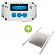 Portier Électronique Poulailler Chickenguard Pro et Trappe En Aluminium Taille Medium - Chickenguard