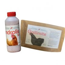 Kit Anti Poux Rouges Biologique Pour Poule Androlis et Gallimite - Bestico - Bestico - pour Poulailler