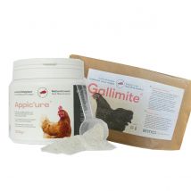 Kit Soin Anti Poux Gris Pour Poule Gallimite et Appic'ure - Bestico - Bestico - pour Poulailler