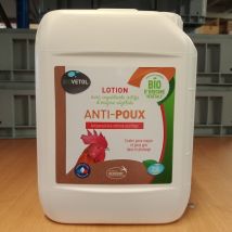 Lotion Anti Poux Bio Pour Poule 2,5L - Biovetol - Biovetol - pour Poulailler