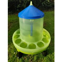 Mangeoire Poule à Pieds En Plastique Recyclé Eco 12kg - Gaun - pour Poulailler