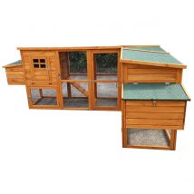 Liquidation - Poulailler Barbu Double Toit Shingle 6 à 10 Poules - Animal Valley