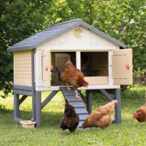 Poulailler Made In Jura Plastique 4 à 5 Poules - Smoby - Smoby