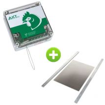Portier Électronique Poulailler Axt Vsdb et Trappe En Aluminium Taille Medium - Axt-electronique