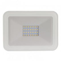 Foco Projetor LED 20W 120lm/W IP65 Slim Cristal Branco
