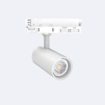 Foco Carril LED Trifásico 20W Fasano No Flicker Regulável Branco 3200K
