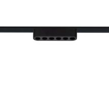 Foco Carril Lineal LED Magnético Monofásico 25mm Super Slim 6W 48V CRI90 Preto UGR16 120mm 4000K