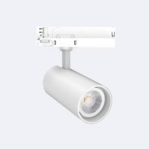 Foco Carril LED Trifásico 30W Fasano No Flicker Regulável DALI Branco 4000K