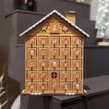 Calendrier de l'Avent à remplir Chalet Pain d'épice
