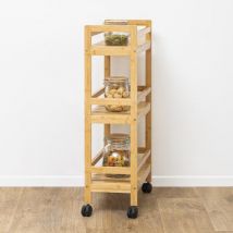 Desserte 3 niveaux (22 x H80 cm) Linha Naturelle