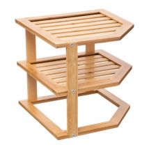 Etagère d'angle (H103 cm) Bambou Naturel
