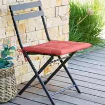Coussin de chaise extérieur carré (40 x 40 cm) Korai Rose Marsala