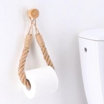 Dérouleur de papier toilette adhésif Easy Chic Corde Naturel