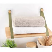 Regal zum Kleben aus Bambus Easy Chic Khaki