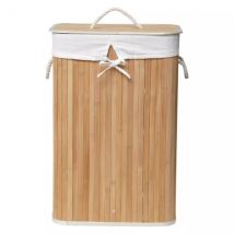 Panier à linge en bambou (H60 cm) Anako Naturel
