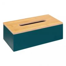 Tissue doos Modern Petrolblauw