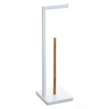 Dérouleur et Réserve papier toilette Natureo Blanc